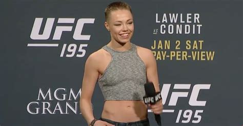 VIDEO Rose Namajunas Says She Knows She Will Fill The Void Of Ronda