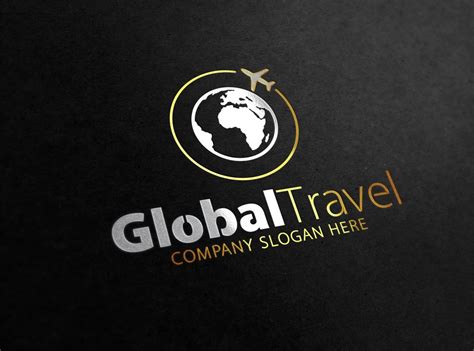Global Travel Logo Creative Logo Templates ~ Creative Market