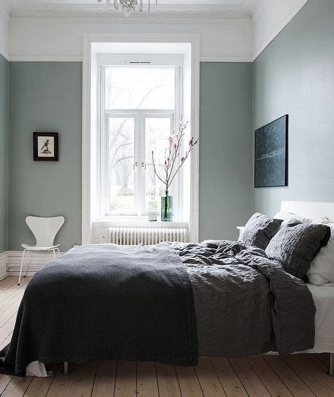 Sage green wall in bedroom. Majestic home with a green bedroom - COCO LAPINE DESIGN ...