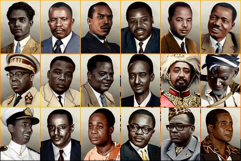 Some African Leaders Portraits I Did Within The Last 12 Months