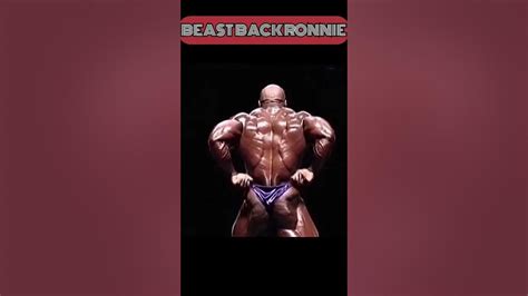 Ronnie Colman One Of The Best Back In Bodybuilding Youtube