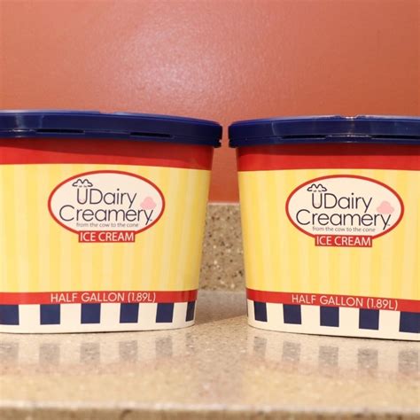 2 Half Gallons Of Ice Cream Udairy Creamery Online Store