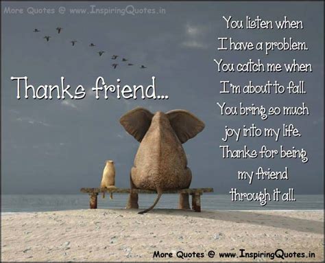 Thank You For Being There For Me Quotes Quotesgram