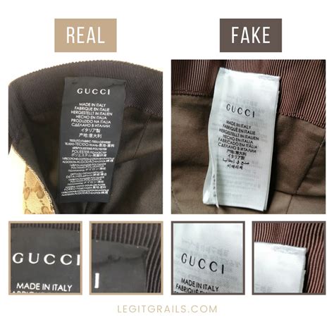 How To Spot Real Vs Fake Gucci Cap Legitgrails