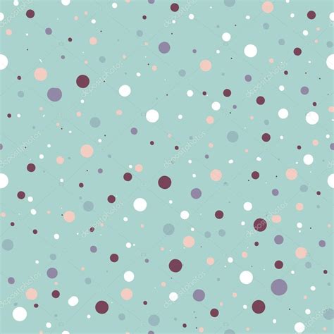 Cute Seamless Pattern Or Texture With Colorful Polka Dots