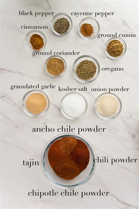 Names Of Mexican Spices