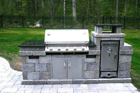 Outdoor Grill And Smoker Outdoor Bbq Outdoor Outdoor Kitchen