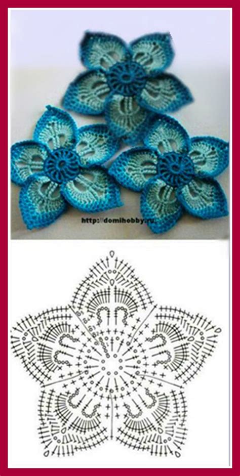 9 Patrones De Flores Al Crochet Diy