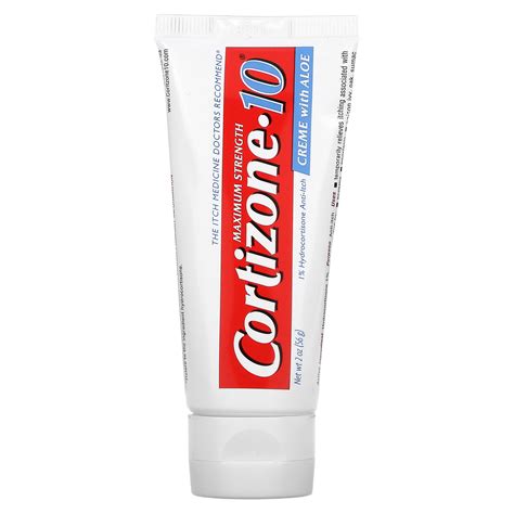 Cortizone 10 1 Hydrocortisone Anti Itch Creme With Aloe Maximum
