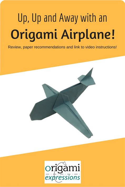Up Up And Away With An Origami Airplane Origami Airplane Origami