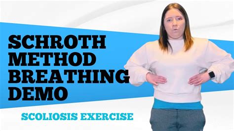 Schroth Method Breathing Demo Youtube