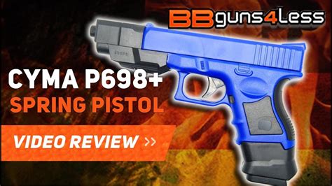 Cyma P698 Spring Pistol Bb Gun Review Youtube