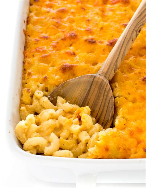 Baked Macaroni And Cheese Chefsavvy Com Mac And Cheese Healthy Bake