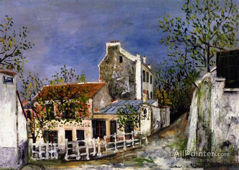 Maurice Utrillo The Lapin Agile In Montmartre Oil Painting