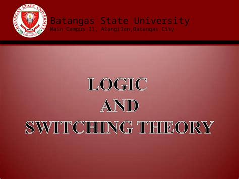 Ppt Logic And Switching Theoryppt Dokumentips