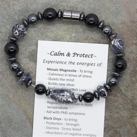 Calm And Protect Black Purpose Stones
