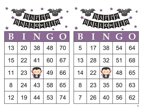 Free Printable Bingo Cards 2 Per Page Free Printable Blank Bingo