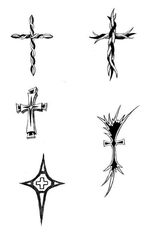 My drawing may be not be 100% accurate, but i am satisfied with my drawing. Girly Tattoo Cross Designs - ClipArt Best