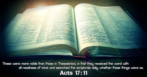 Acts 1711 ‘searched The Scriptures Daily Scripture Inspirational