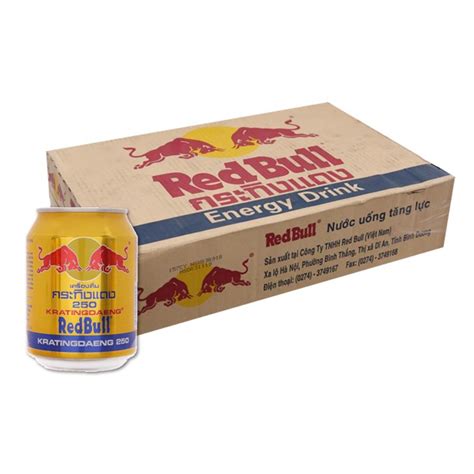 Thung 24 Lon Nuoc Tang Luc Redbull 250ml Giá Cập Nhật 2 Giờ Trước