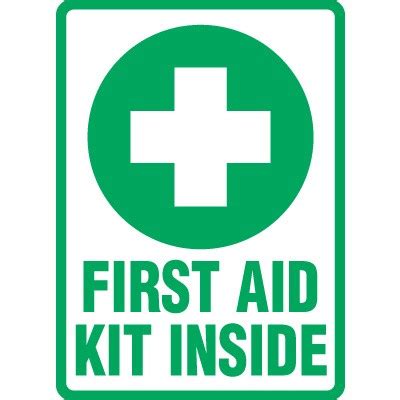 Post first aid kit signs to make sure everyone can spot the first aid kit when they need it. First Aid Kit Inside Sign - ClipArt Best - ClipArt Best