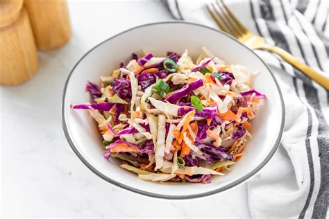 Coleslaw Salad Recipe With Purple Cabbage