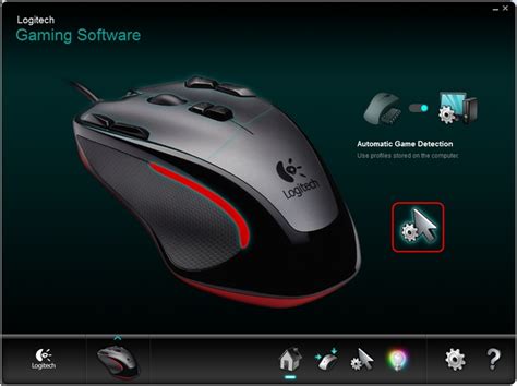 Installing gaming software is painless and once it's up and running, the program will scan for connected devices that it supports. Setting DPI levels on the G300 using Logitech Gaming Software