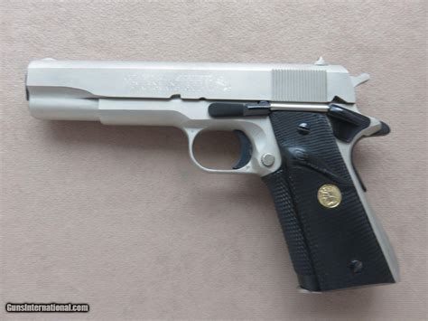 Factory 2 Tone Colt 70 Series 1911 Mkiv 45 Acp Pistol In Electroless