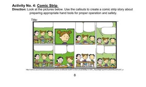 Use The Callouts To Create A Comic Strip Story About Preparing