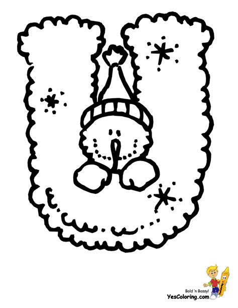 Fun coloring pages, color posters, worksheets, and handwriting practice. Lumpy Snowman Christmas Letters | Free | Alphabet | Christmas
