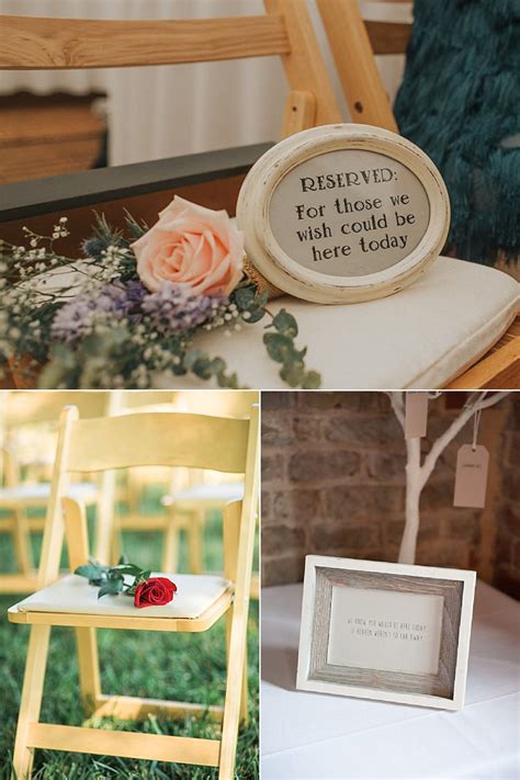 After your loved one dies, you might be looking for ways to remember them. Remembering Lost Loved Ones at Your Wedding | Whimsical ...