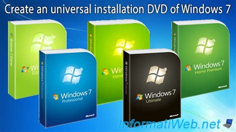 Create An Universal Installation Dvd Of Windows 7 Windows Tutorials