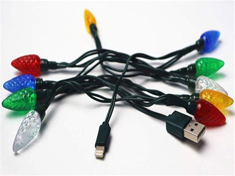 Christmas Lights Iphone Charger Only 1099 On Amazon