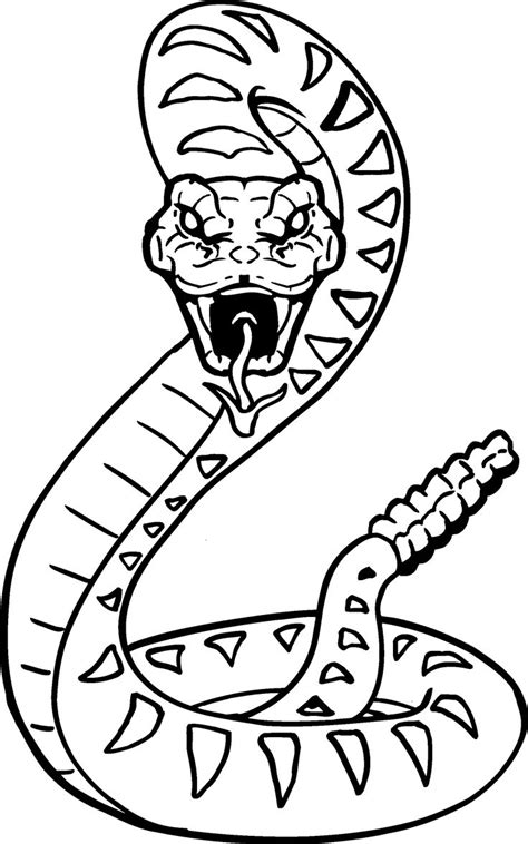 Corn snake, coloring page, instant download print, animal coloring pages. Snake Drawing Images at GetDrawings | Free download