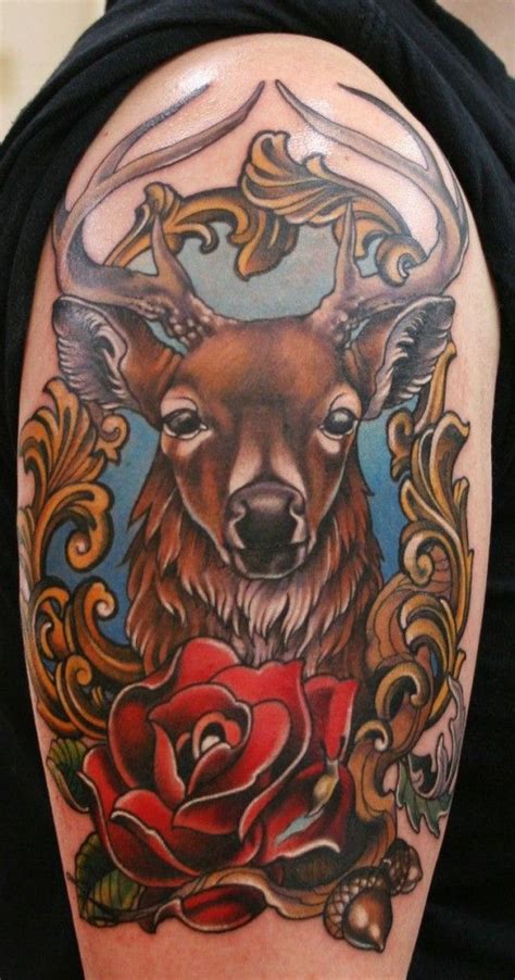 Deer Sleeve Tattoo 사슴 문신