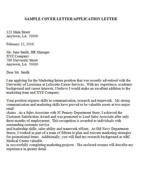 Application Letter Format And Example Perfect Design Delicious