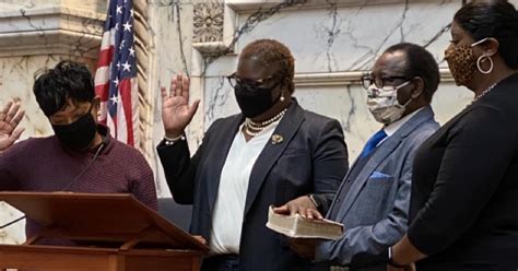 Md House Of Delegates Swears In First Ever African American Female