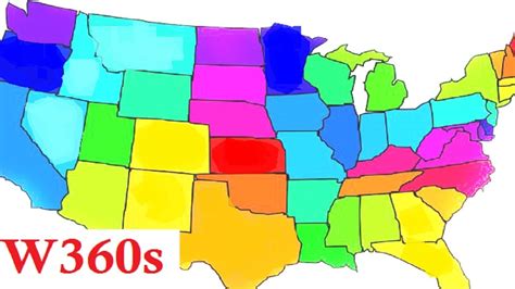 What Is The Biggest State In America List Of U S States And
