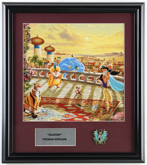 Thomas Kinkade Aladdin Custom Framed Print Display Pristine Auction