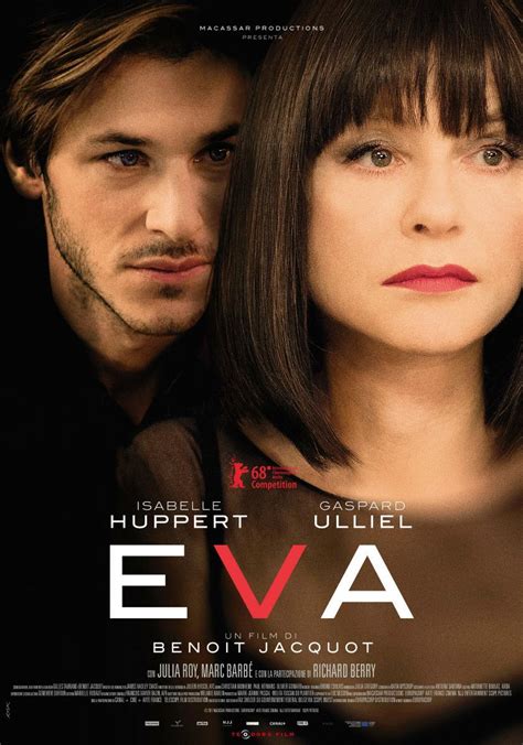 Eva scheda del film di Benoît Jacquot con Isabelle Huppert e Gaspard