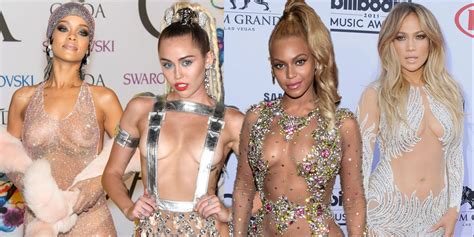 The Most Outrageously Near Naked Celebrity Outfits Ever