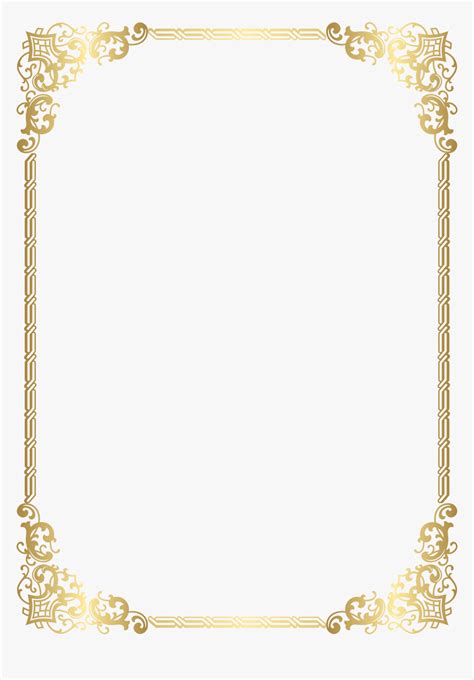 High Quality Images Borders And Frames Decorative Gold Border