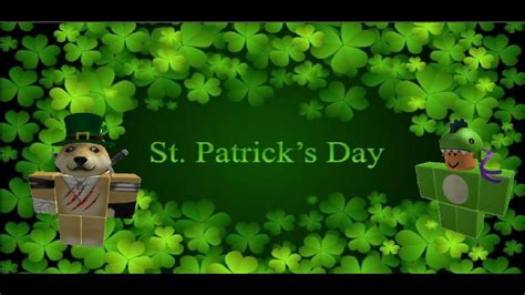 Roblox St Patricks Day Youtube