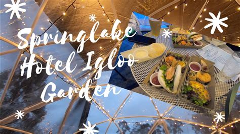 At lp street food, it had just finished building a new patio in time for winter, so 'the igloos. Springlake Hotel Igloo Garden - Double Date Night - Street ...