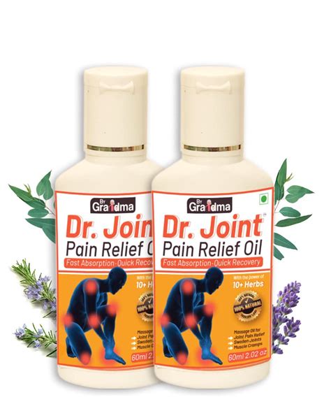 Bygrandma Dr Joint Pain Relief Oil Fast Recovery 120ml Knee Massage