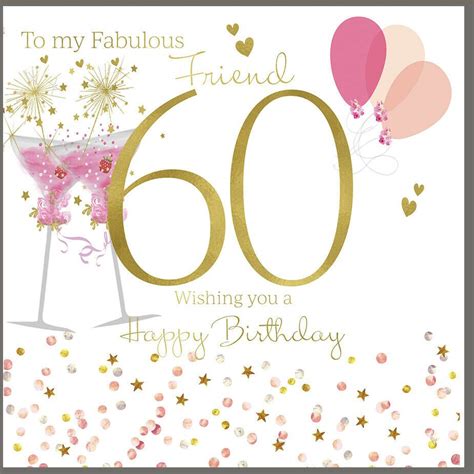 Pin On Greetings Cards 60th Birthday Her