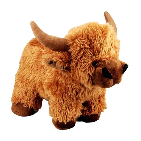 Highland Cattle Stuffed Animal48cmsoft Plush Toy Souvenirs Of Australia