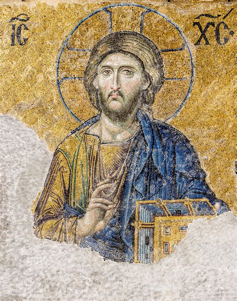 Filechrist Pantocrator Deesis Mosaic Hagia Sophia Wikimedia Commons