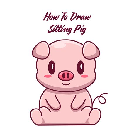 Pig Pencil Drawing
