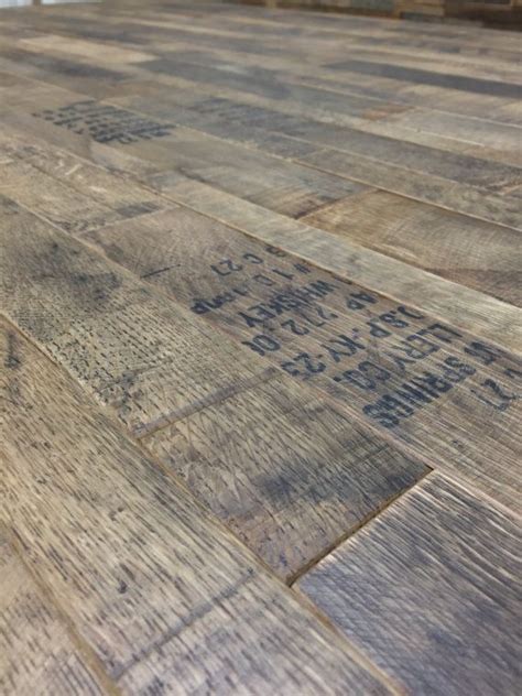 Coopersmark Bourbon Whiskey Barrel Flooring 12sf Etsy Wine Barrel